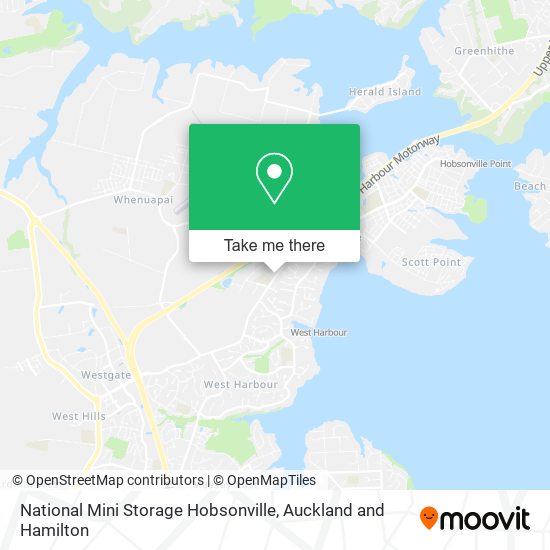 National Mini Storage Hobsonville map