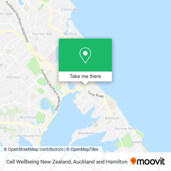 Cell Wellbeing New Zealand map