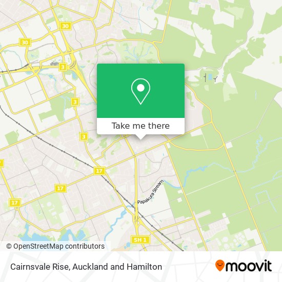 Cairnsvale Rise map