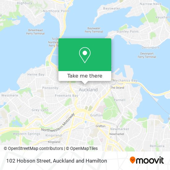 102 Hobson Street map