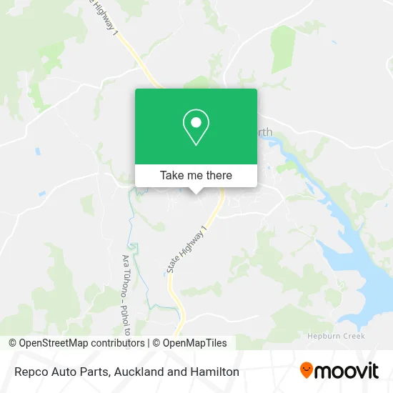 Repco Auto Parts map