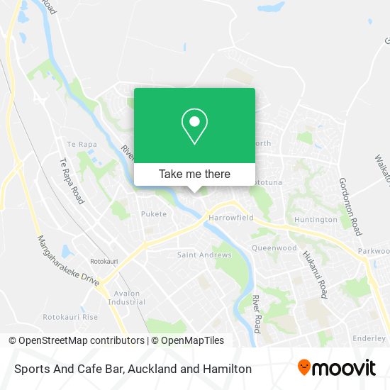 Sports And Cafe Bar map