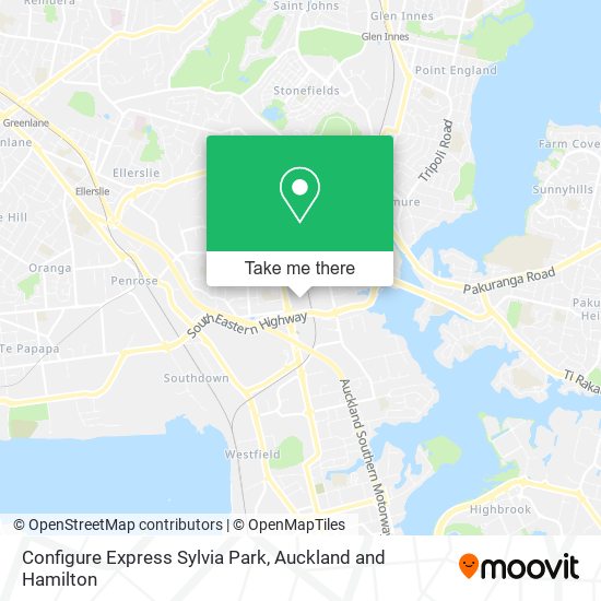 Configure Express Sylvia Park地图