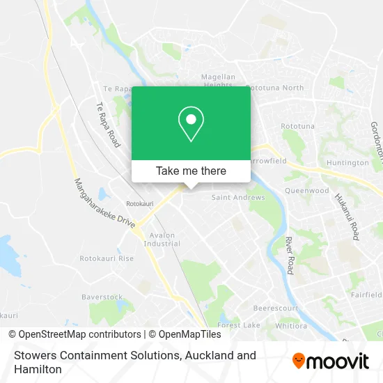 Stowers Containment Solutions map