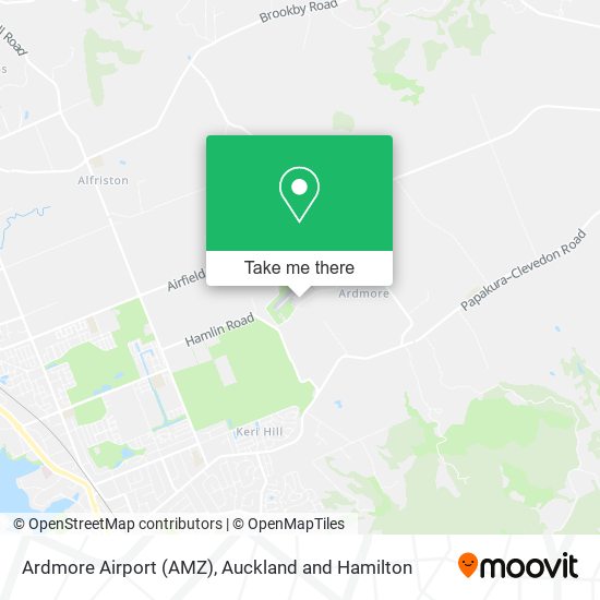 Ardmore Airport (AMZ) map