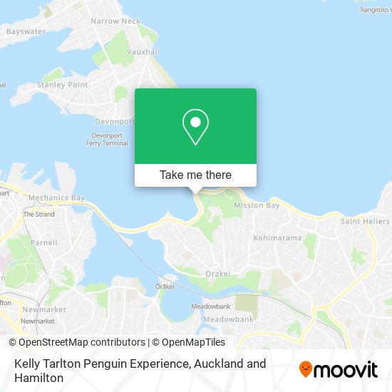 Kelly Tarlton Penguin Experience map