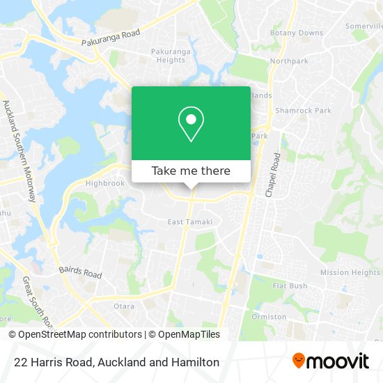 22 Harris Road map