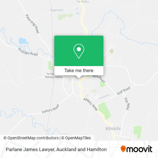 Parlane James Lawyer map