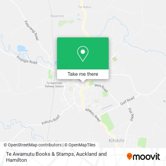 Te Awamutu Books & Stamps map