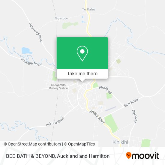 BED BATH & BEYOND map