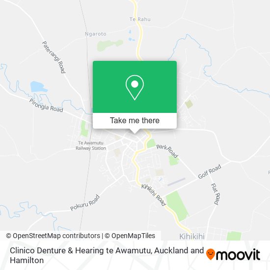 Clinico Denture & Hearing te Awamutu map