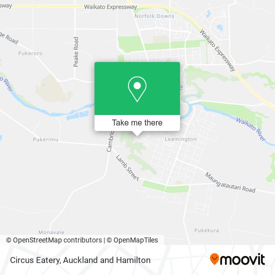 Circus Eatery map