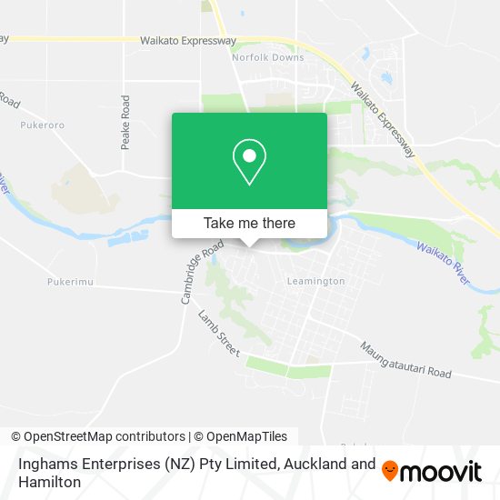 Inghams Enterprises (NZ) Pty Limited map