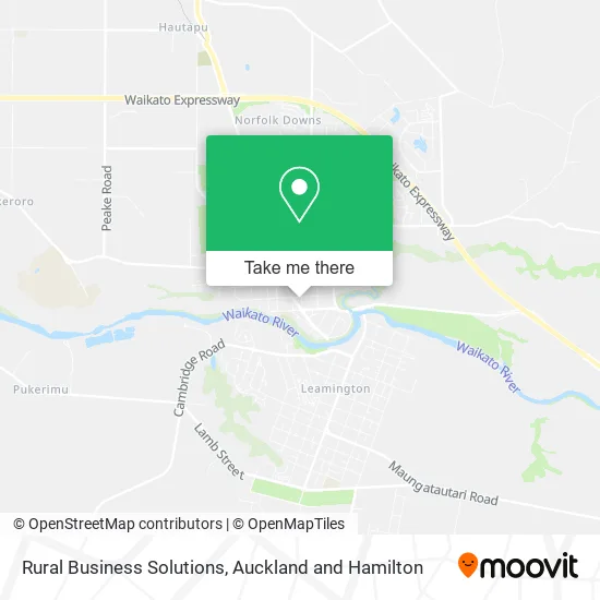 Rural Business Solutions map