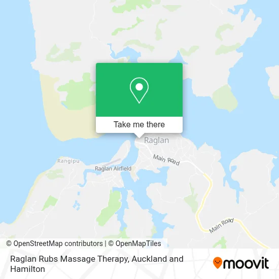 Raglan Rubs Massage Therapy map