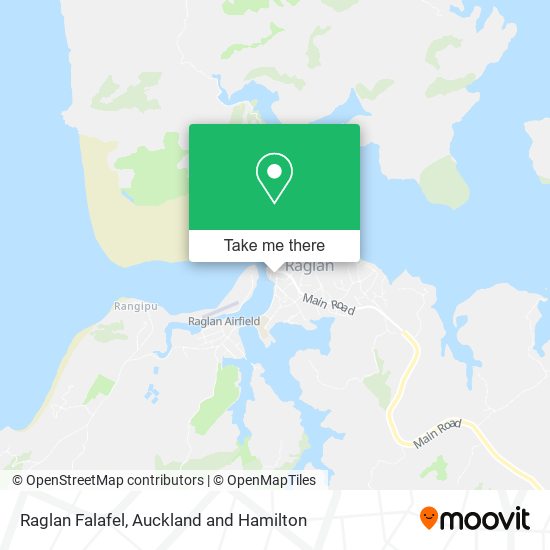 Raglan Falafel map