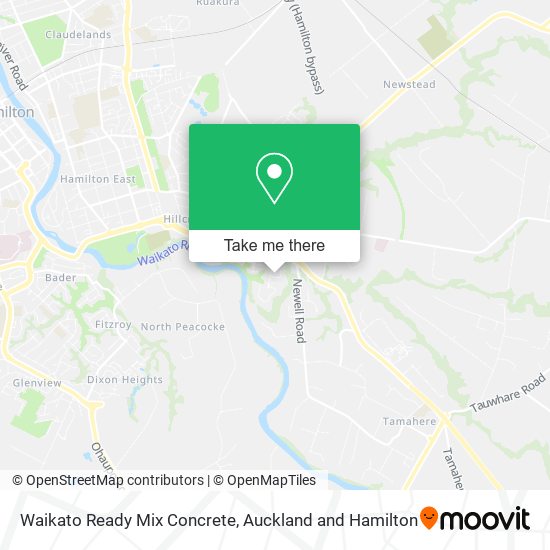 Waikato Ready Mix Concrete地图