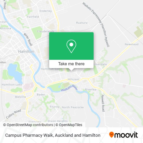 Campus Pharmacy Waik map