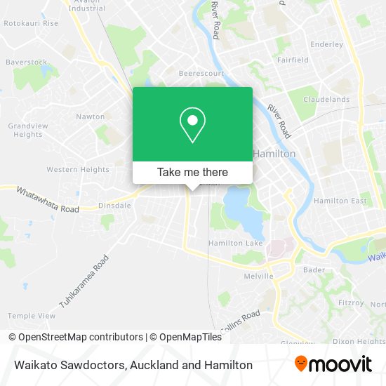 Waikato Sawdoctors map