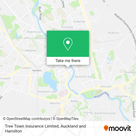 Tree Town Insurance Limited map