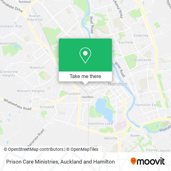 Prison Care Ministries map