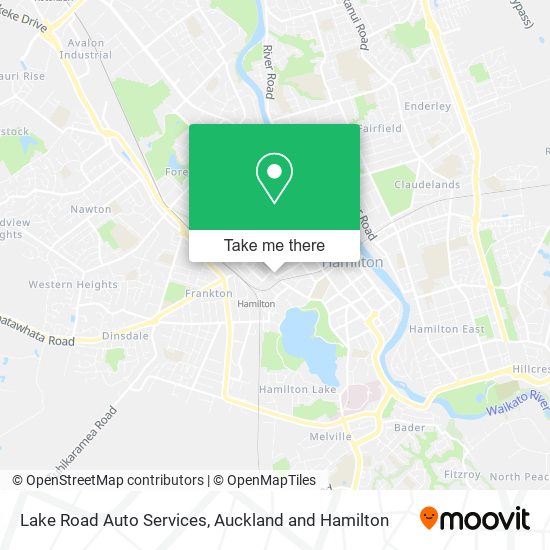 Lake Road Auto Services map