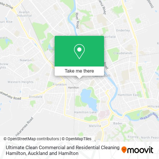 Ultimate Clean Commercial and Residential Cleaning Hamilton map
