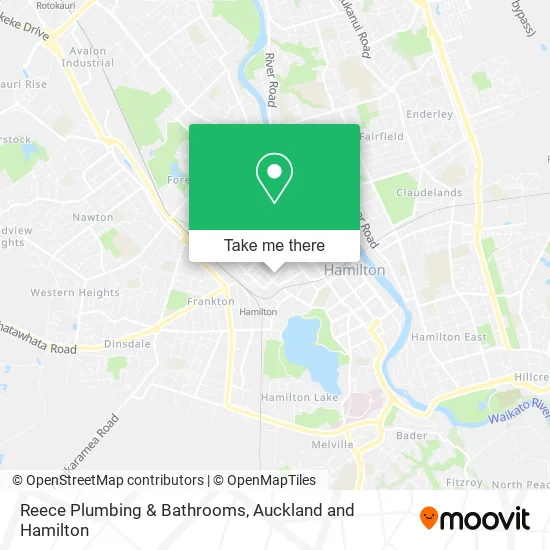 Reece Plumbing & Bathrooms map