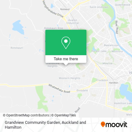 Grandview Community Garden map