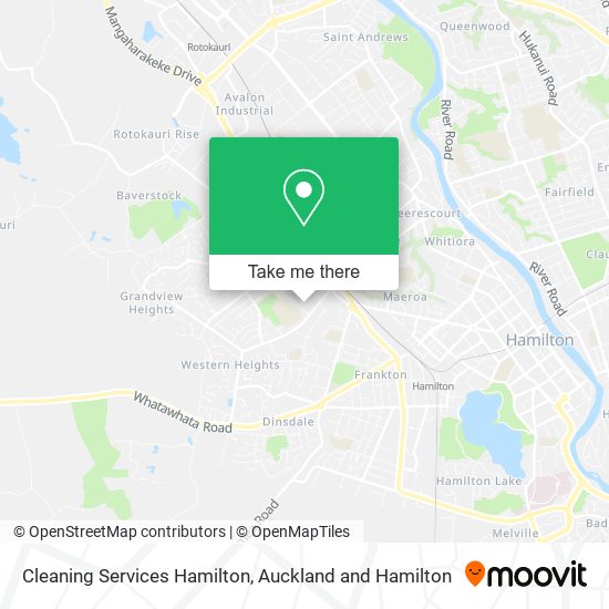 Cleaning Services Hamilton map