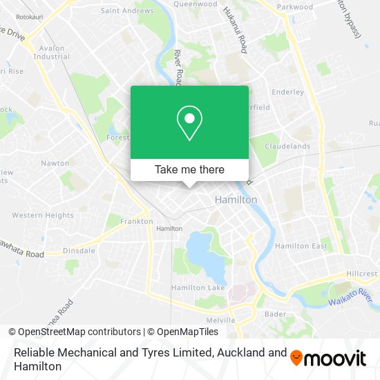 Reliable Mechanical and Tyres Limited map
