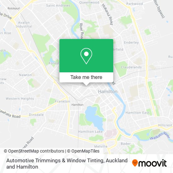 Automotive Trimmings & Window Tinting map