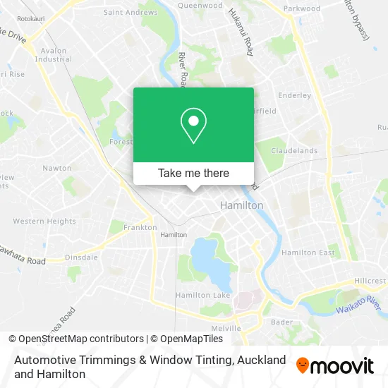 Automotive Trimmings & Window Tinting map