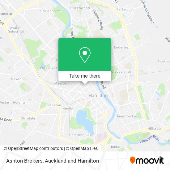 Ashton Brokers map