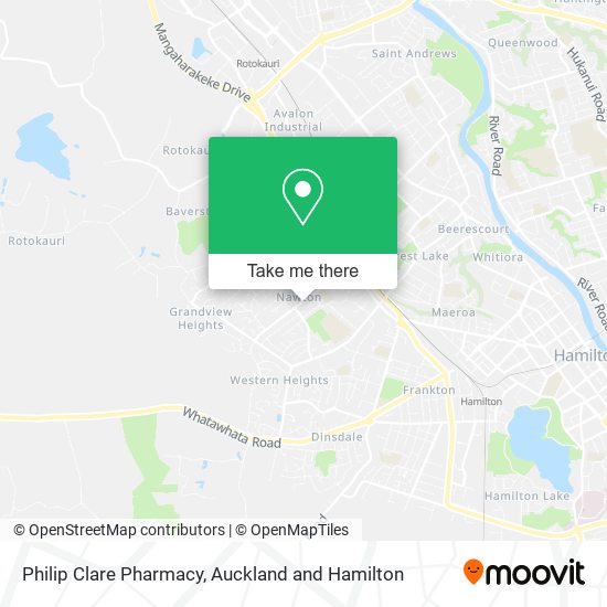 Philip Clare Pharmacy map