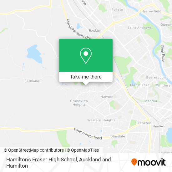 Hamilton's Fraser High School map
