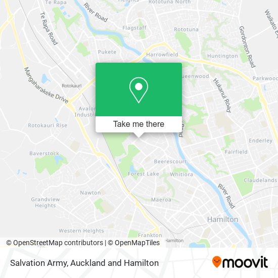 Salvation Army map
