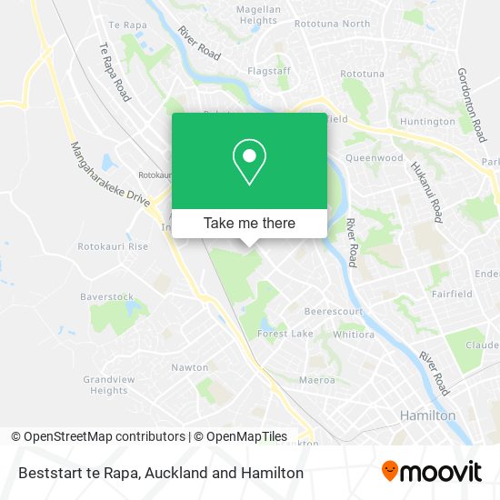 Beststart te Rapa map