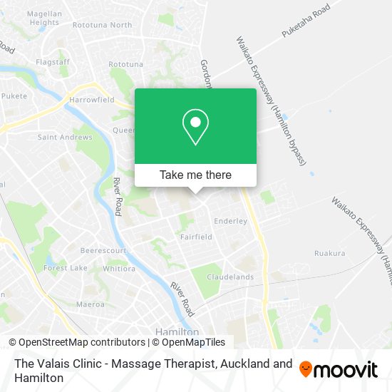 The Valais Clinic - Massage Therapist map