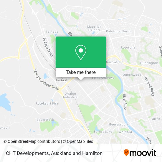 CHT Developments map