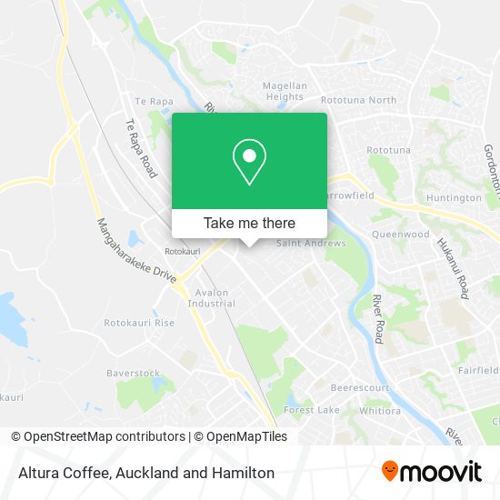 Altura Coffee map