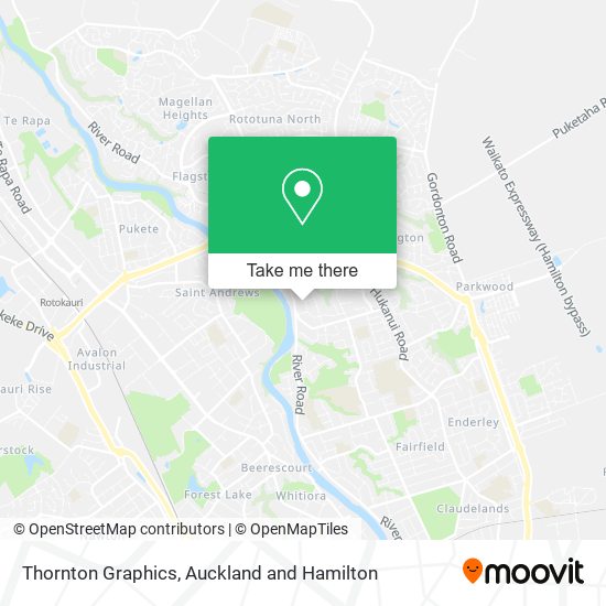 Thornton Graphics map