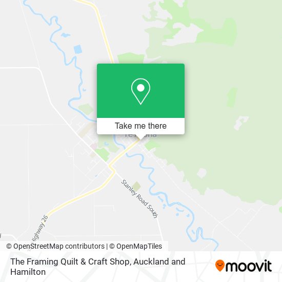 The Framing Quilt & Craft Shop map