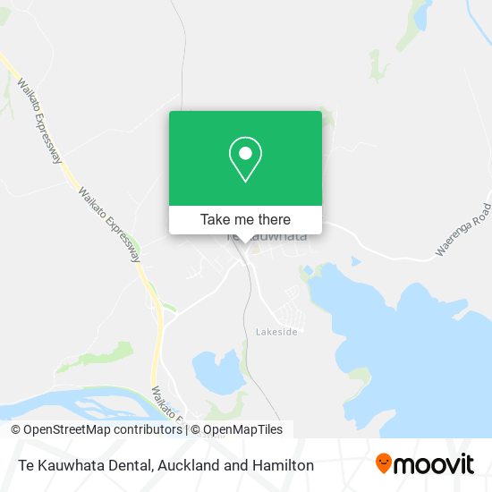 Te Kauwhata Dental map