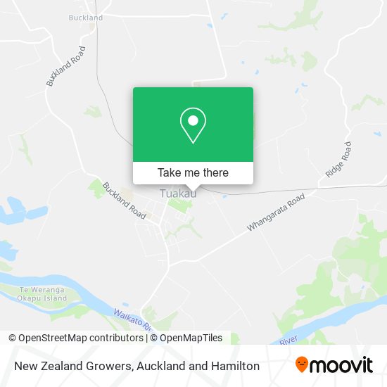 New Zealand Growers map