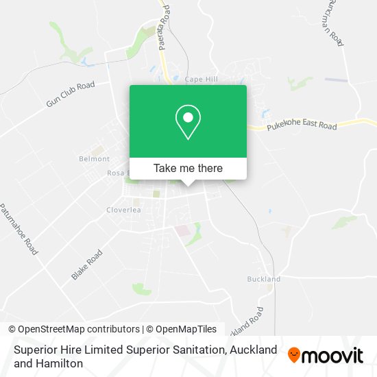 Superior Hire Limited Superior Sanitation map