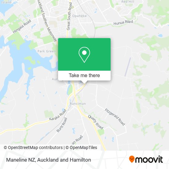 Maneline NZ map