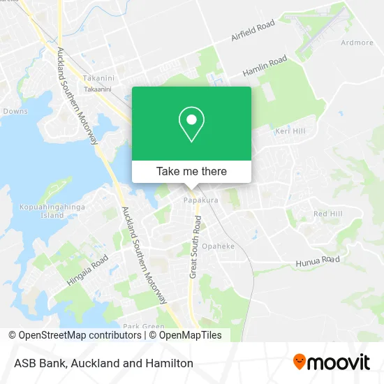 ASB Bank map