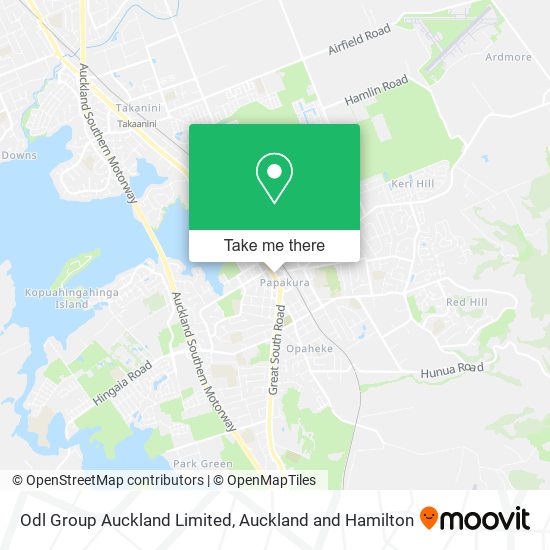 Odl Group Auckland Limited map