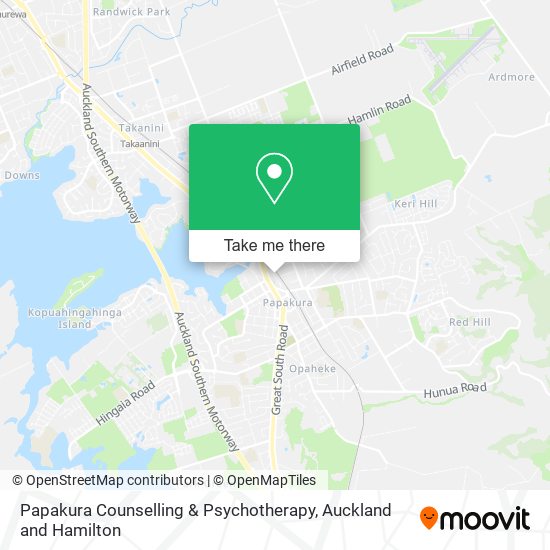 Papakura Counselling & Psychotherapy map